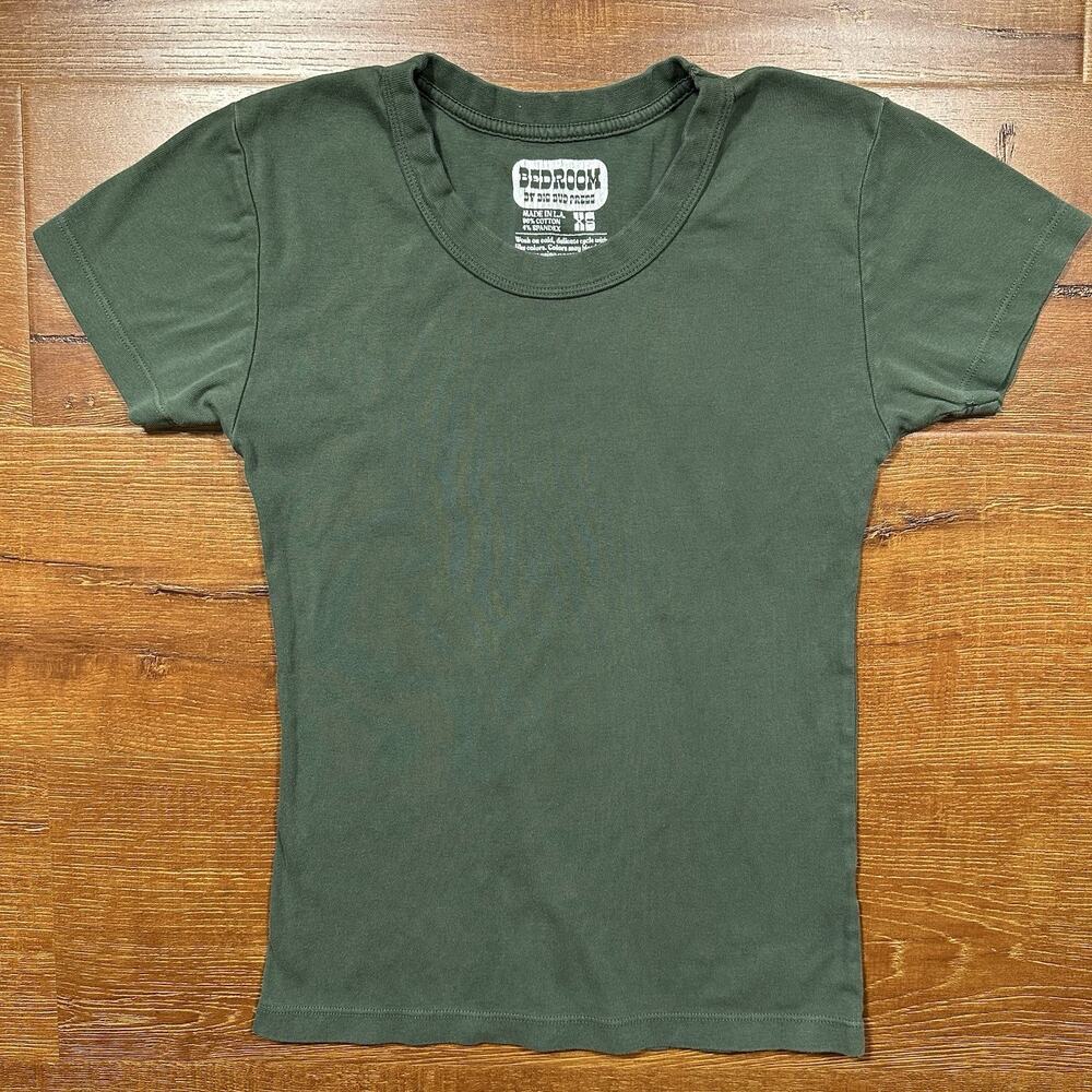 Big Bud Press T Shirt Womens XS Green Short Sleeve Retro Made In USA Cotton